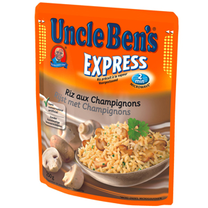 Uncle Ben's Express rijst met champignons